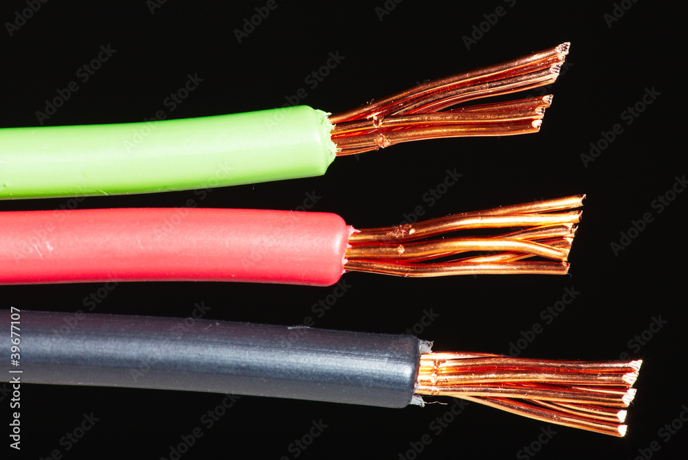 Fototapeta premium Electrical cable.
