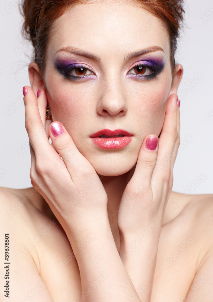 Fototapeta premium beautiful redhead girl