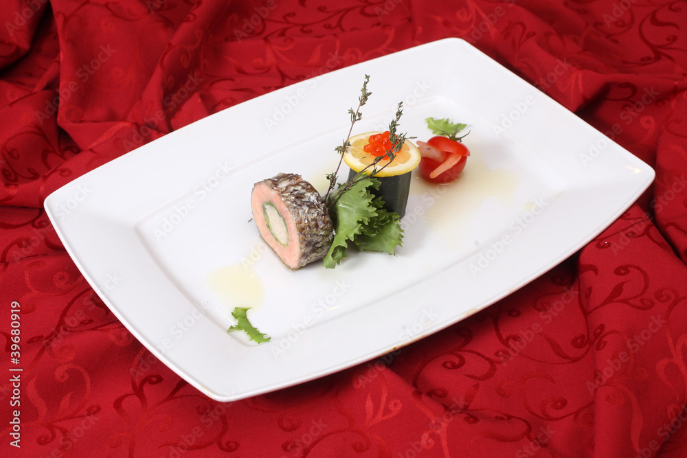 Stuffed fish