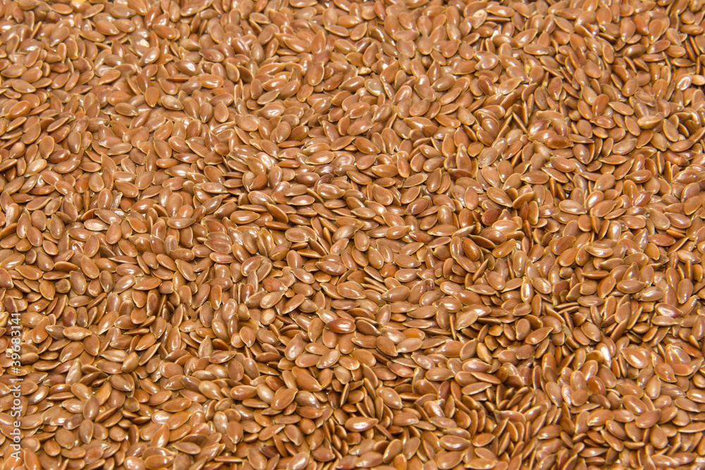 Close up of flax seeds Close up of flax seeds