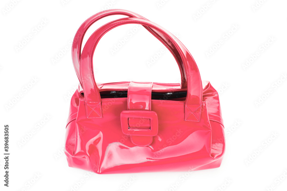 Elegant woman bag on white Elegant woman bag on white