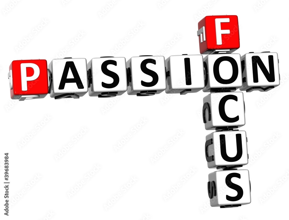 3D Focus Passion Crossword text 3D Focus Passion Crossword text