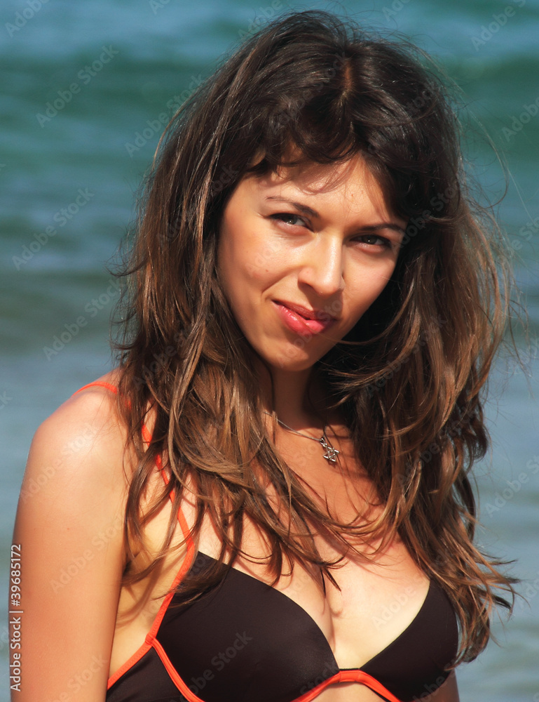 Young beutiful girl on the beach Young beutiful girl on the beach