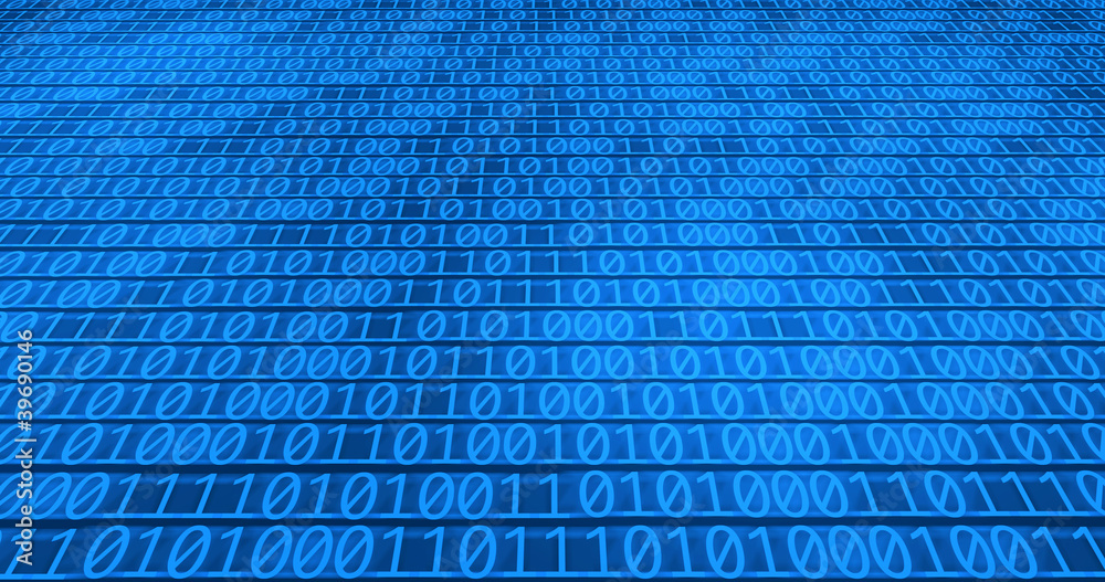 an image of blue binary code background an image of blue binary code background