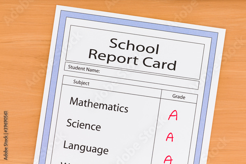 School Report Card photo