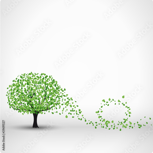 tree vector background