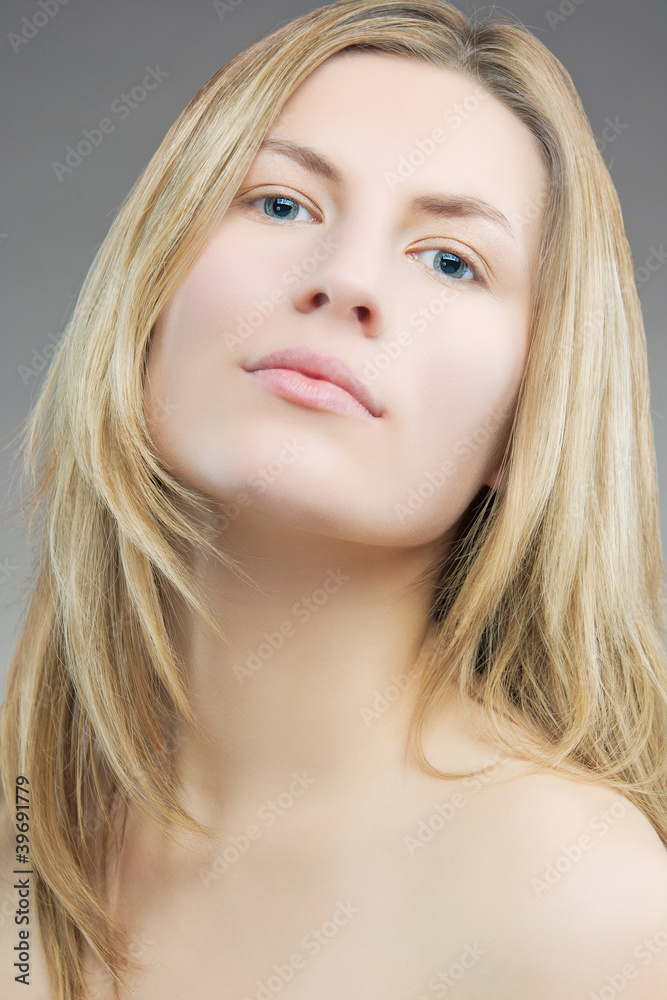 sexy young caucasian blonde woman with beautiful natural hair sexy young caucasian blonde woman with beautiful natural hair