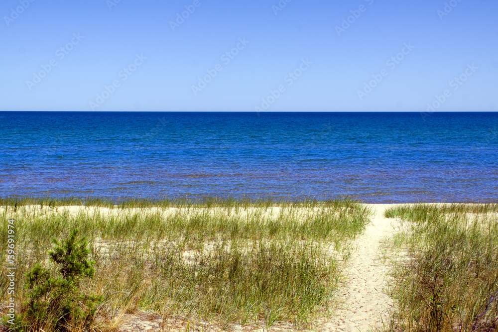 Sand walkway