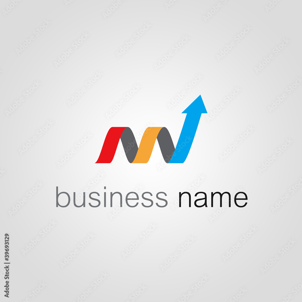 Twisted arrow - business logo