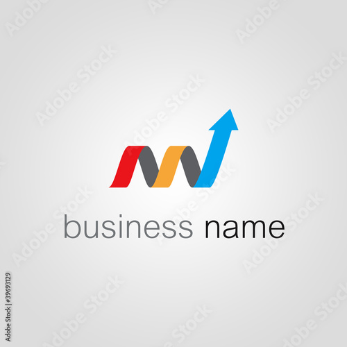 Twisted arrow - business logo