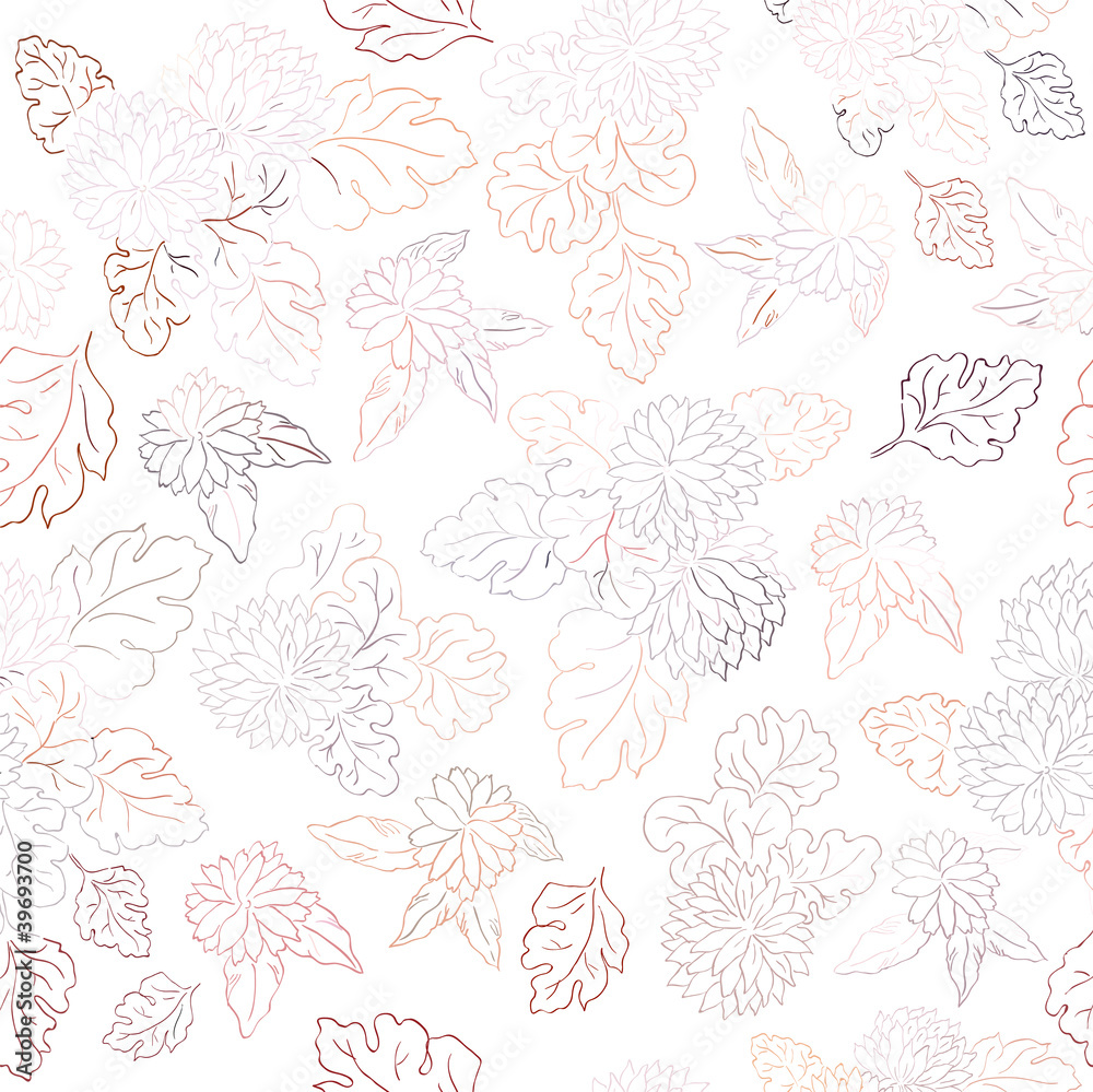 Fototapeta premium Beautiful flower vector illustration texture