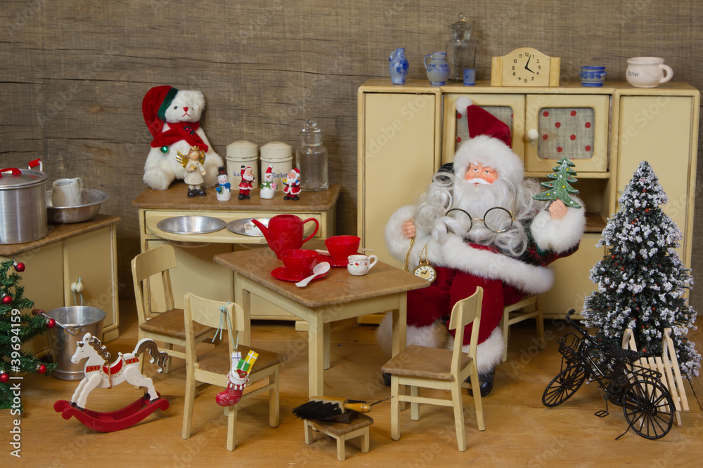 Weihnachten rustikal im Landhausstil Stock Photo  Adobe Stock