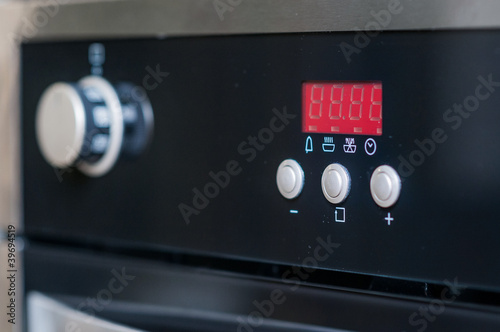 controls on the oven