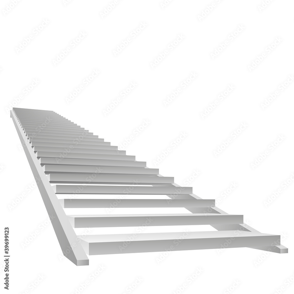 Fototapeta premium High resolution conceptual 3D stair