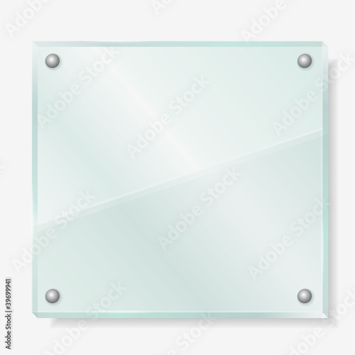 Transparent glass board