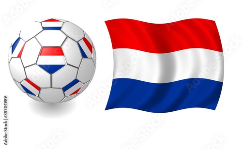netherlands flag ball