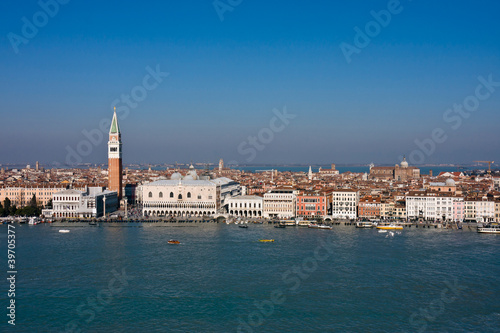 Aerial view of Saint Mark's square in Venice © ErickN