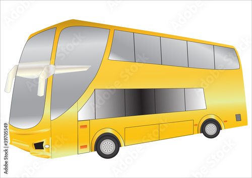 A Luxury Double Decker Coach