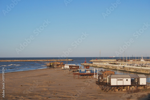 la spiaggia e i trabocchi a Pescara