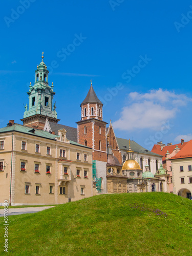 roal castle at Wawel hill, Krakow, Poland