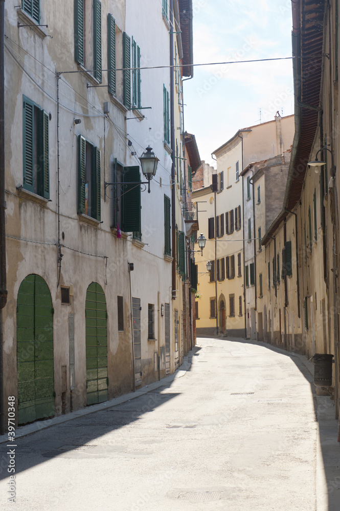 Fototapeta premium Old street of Sinalunga