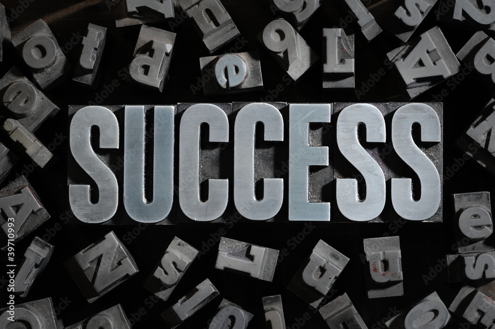 Fototapeta premium Success concept related words