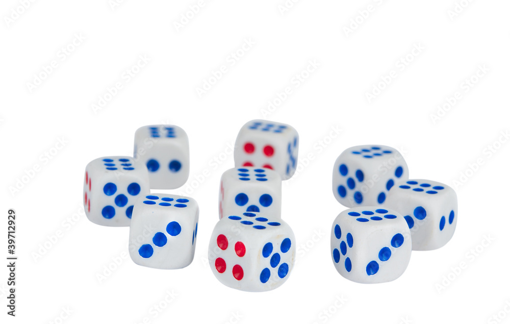 dice isolated dice isolated