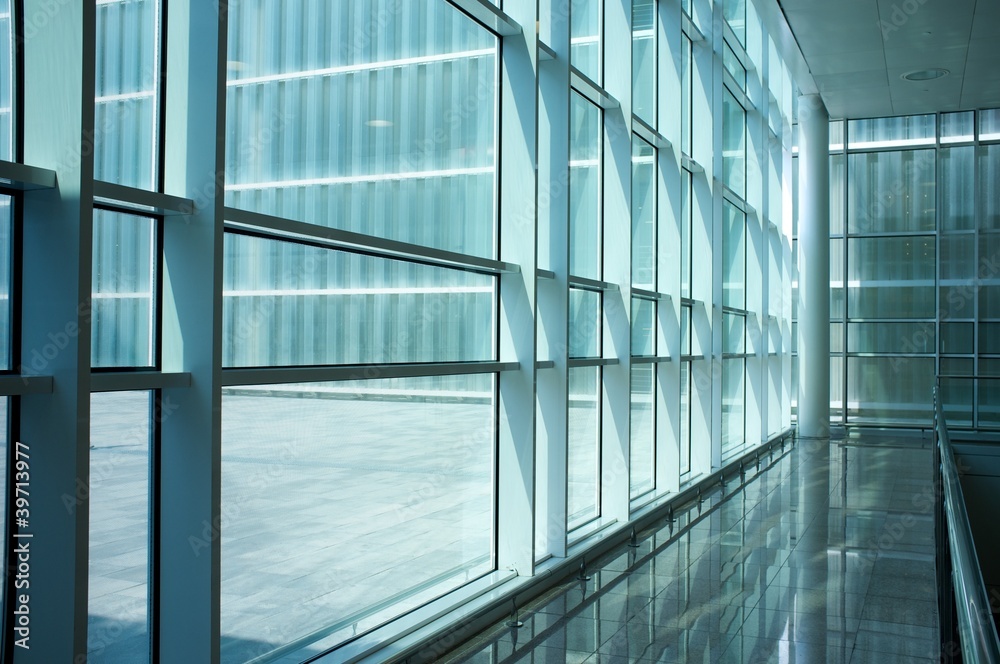 Fotografie Inside of modern building.