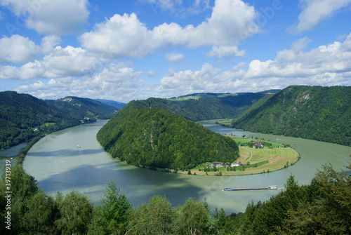 Danube meander 'Donauschlinge' in Schloegen, Upper Austria
