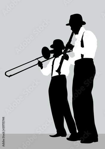 Trombone and clarinet