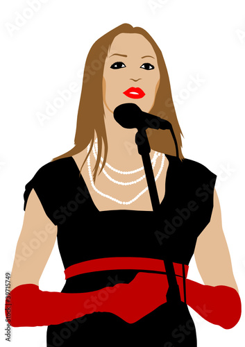 Women singer