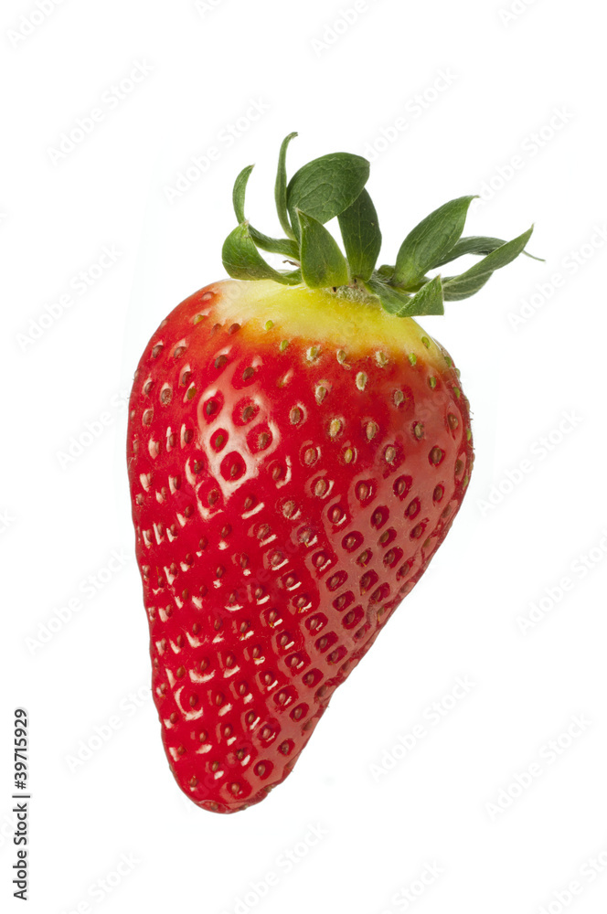 isolated fruit on white,a strawberry isolated fruit on white,a strawberry