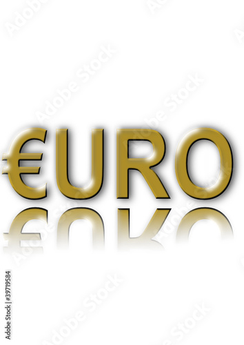 Schriftzug Euro