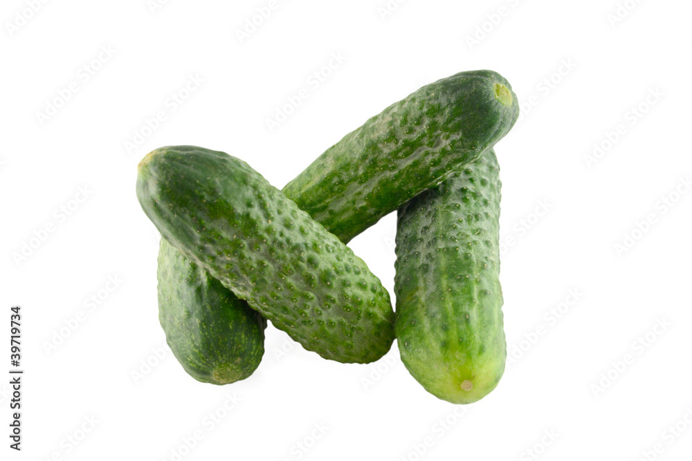 Cucumber vegetable isolated on white background Cucumber vegetable isolated on white background