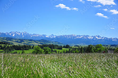 Obraz na płótnie Tatry pejzaż w salonie