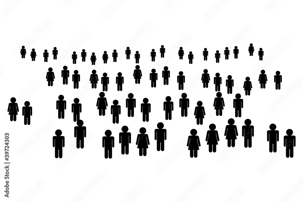 Naklejka premium Versammlung