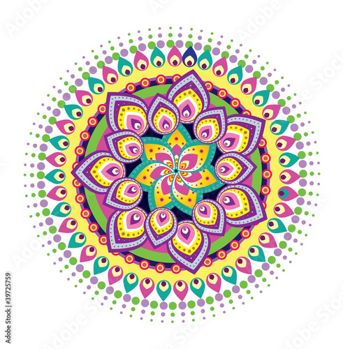 Stock Vector Illustration: Culture Art Pattern