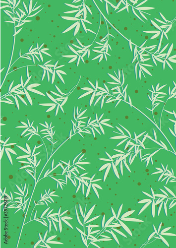 Stock Vector Illustration: Bamboo leaves