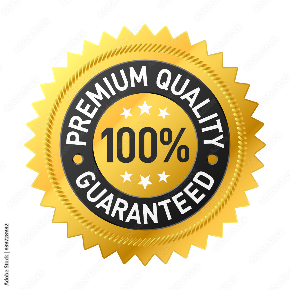 Premium quality label Premium quality label