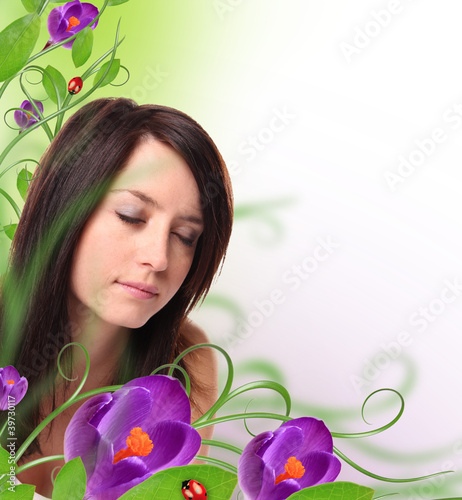 Spring concept with beautif...
