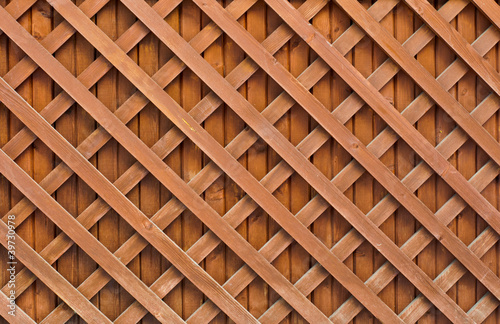 original wood fence cross pattern