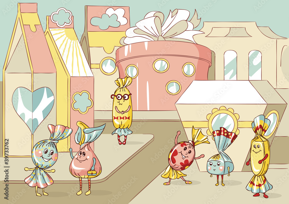 Fototapeta premium Candies