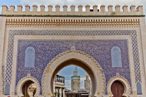 Fez Medina gate, Morocco