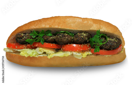 kebab sandwich