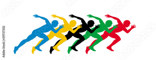 Sprinters, vector file
