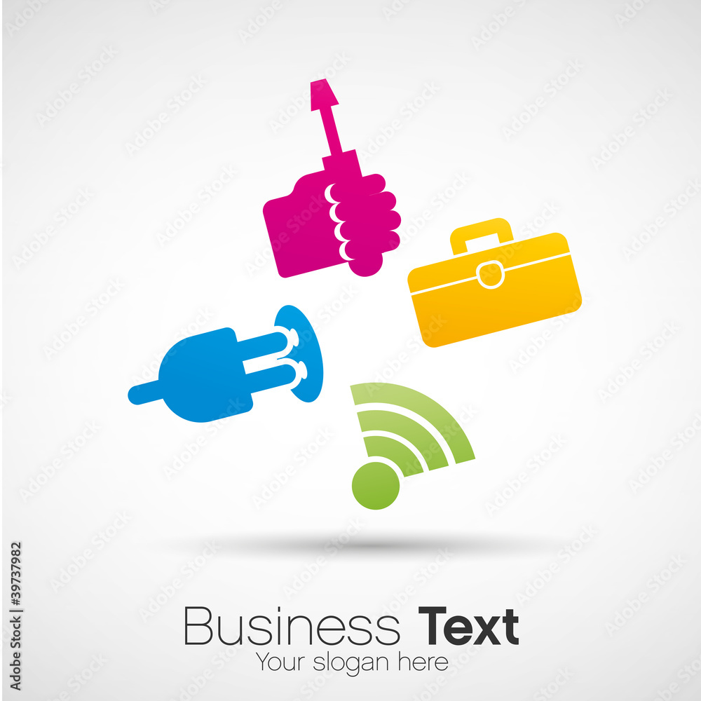 Fototapeta premium logo business