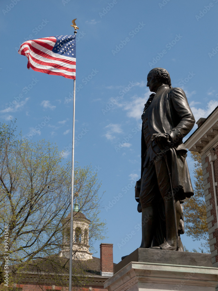 Obraz premium Town square, Philadelphia, USA