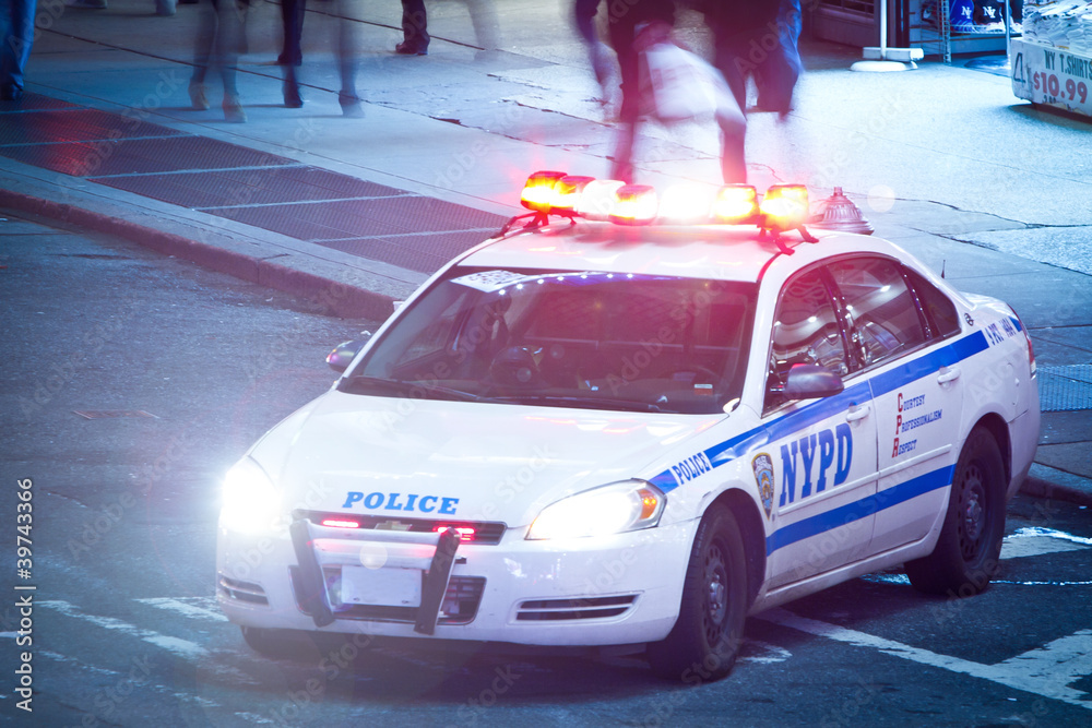 Fototapeta premium Samochód policyjny NYPD