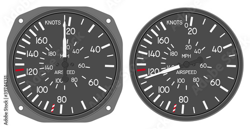 Aircraft indicators 5 - 480B dashboard set