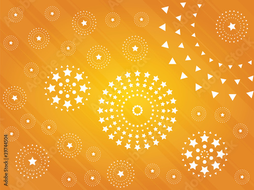 Abstract background with stars